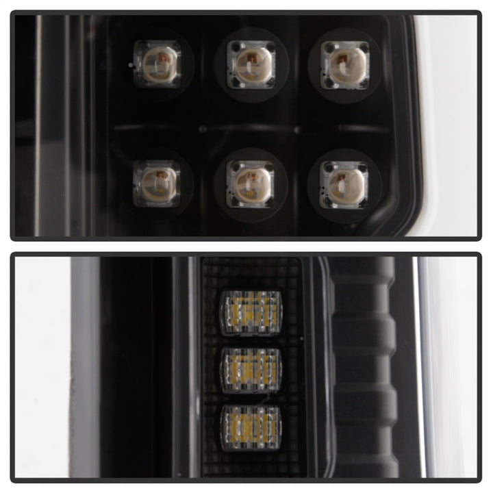 Spyder Chevy Silverado 19-20 (Do Not Fit Halogen Model) LED Tail Light Blk ALT-YD-CS19LED-BK - Bull Strap