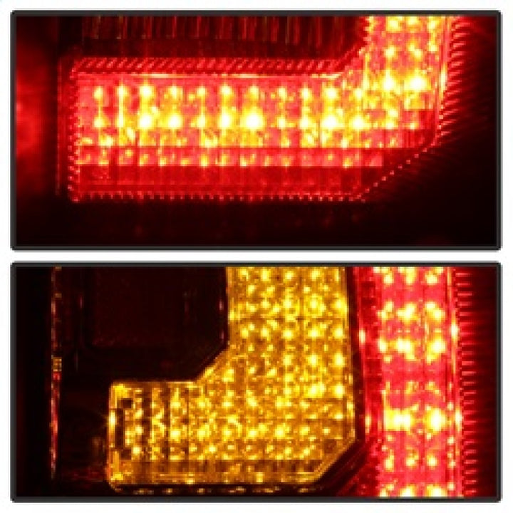 Spyder Chevy Suburban/Tahoe 07-14 V2 - Light Bar LED Tail Lights - Black ALT-YD-CSUB07V2-LED-BK - Bull Strap