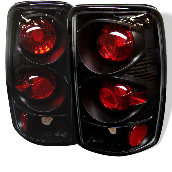 Spyder Chevy Suburban/Tahoe 1500/2500 00-06 Euro Style Tail Lights Black ALT-YD-CD00-BK - Bull Strap