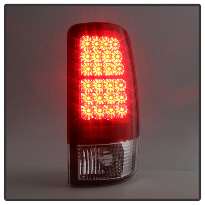 Spyder Chevy Suburban/Tahoe 1500/2500 00-06 LED Tail Lights Red Clear ALT-YD-CD00-LED-RC - Bull Strap