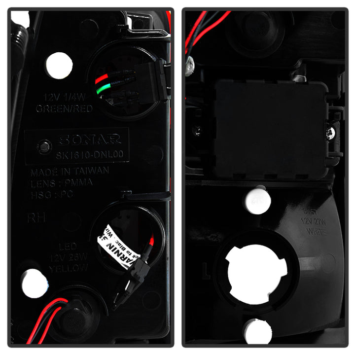 Spyder Chevy Suburban/Tahoe 1500/2500 00-06 LED Tail Lights Red Clear ALT-YD-CD00-LED-RC - Bull Strap