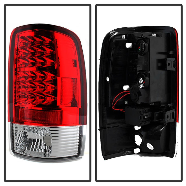 Spyder Chevy Suburban/Tahoe 1500/2500 00-06 LED Tail Lights Red Clear ALT-YD-CD00-LED-RC - Bull Strap