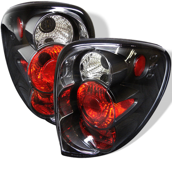Spyder Dodge Caravan/Grand Caravan 01-07 Euro Style Tail Lights Black ALT-YD-DC01-BK - Bull Strap