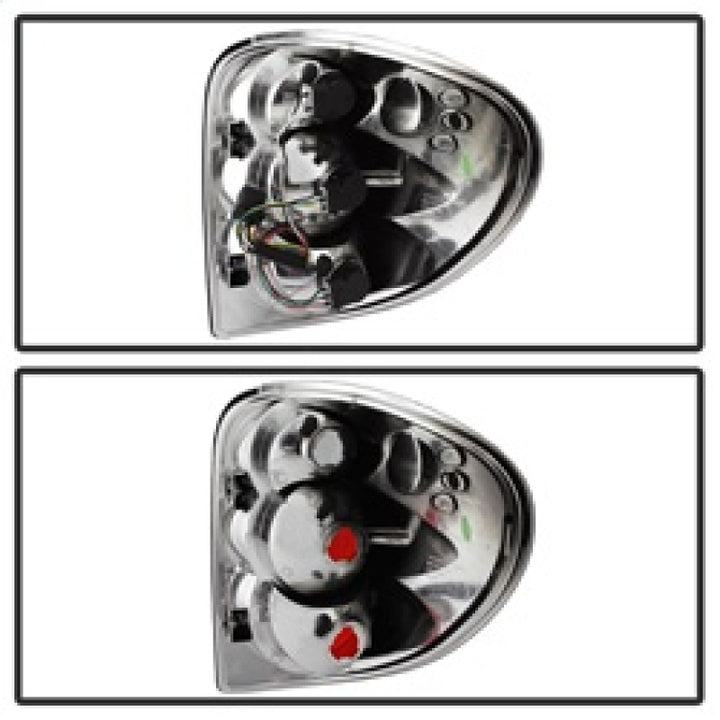 Spyder Dodge Caravan/Grand Caravan 01-07 Euro Style Tail Lights Black ALT-YD-DC01-BK - Bull Strap