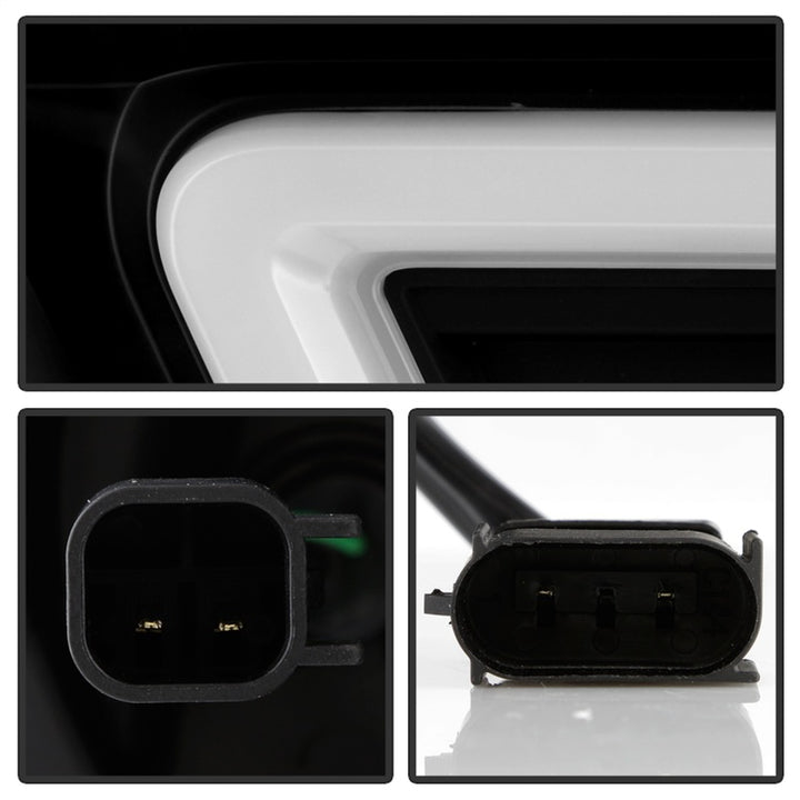 Spyder Dodge Durango 11-13 Halogen Model Only Projector Headlights - Black PRO-YD-DDU11SI-BK - Bull Strap