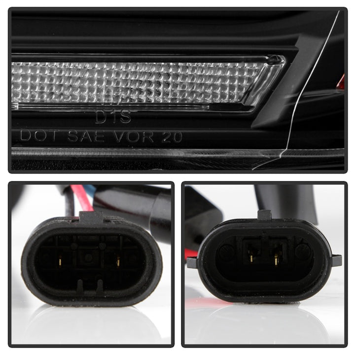 Spyder Dodge Durango 11-13 Halogen Model Only Projector Headlights - Black PRO-YD-DDU11SI-BK - Bull Strap