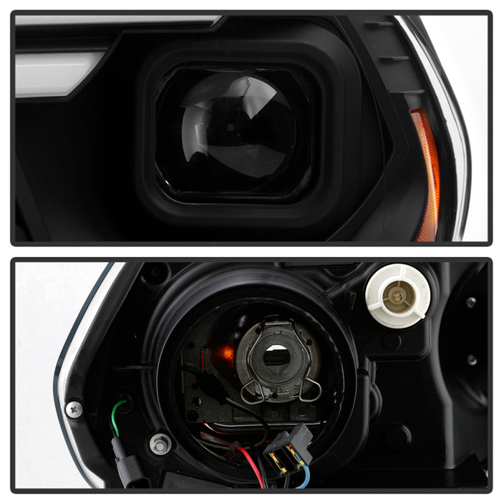 Spyder Dodge Durango 11-13 Halogen Model Only Projector Headlights - Black PRO-YD-DDU11SI-BK - Bull Strap