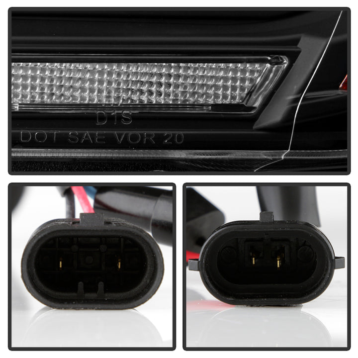 Spyder Dodge Durango 11-13 Halogen Model Only Projector Headlights - Black PRO-YD-DDU11SI-BK - Bull Strap