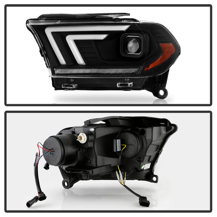 Spyder Dodge Durango 11-13 Halogen Model Only Projector Headlights - Black PRO-YD-DDU11SI-BK - Bull Strap