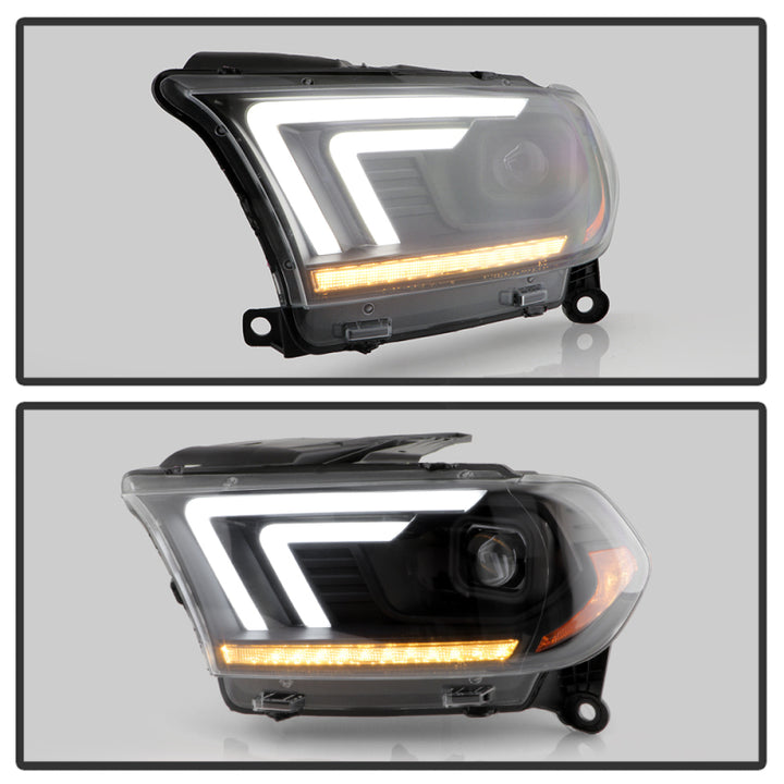 Spyder Dodge Durango 11-13 Halogen Model Only Projector Headlights - Black PRO-YD-DDU11SI-BK - Bull Strap