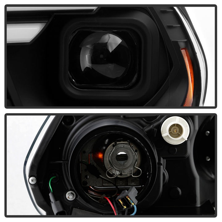 Spyder Dodge Durango 11-13 Halogen Model Only Projector Headlights - Black PRO-YD-DDU11SI-BK - Bull Strap