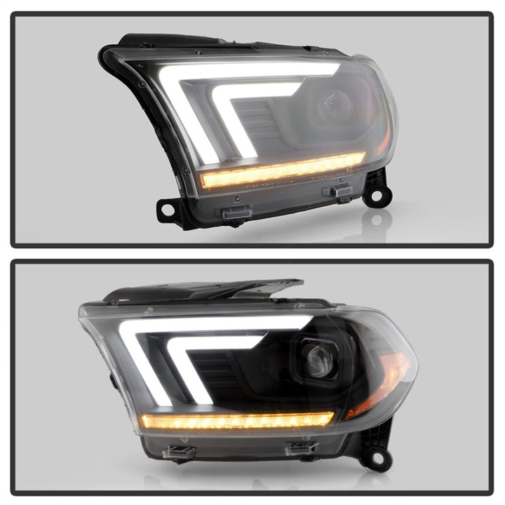 Spyder Dodge Durango 11-13 Halogen Model Only Projector Headlights - Black PRO-YD-DDU11SI-BK - Bull Strap