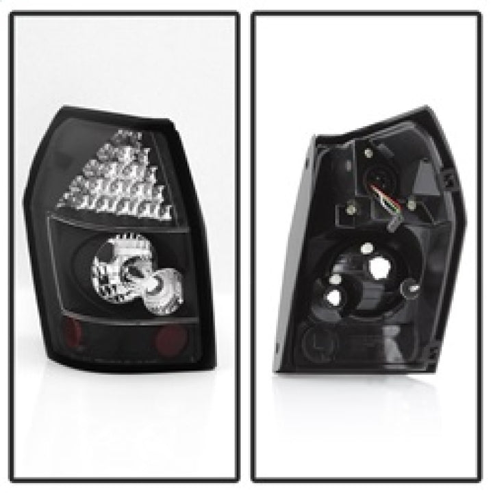 Spyder Dodge Magnum 05-08 LED Tail Lights Black ALT-YD-DMAG05-LED-BK - Bull Strap