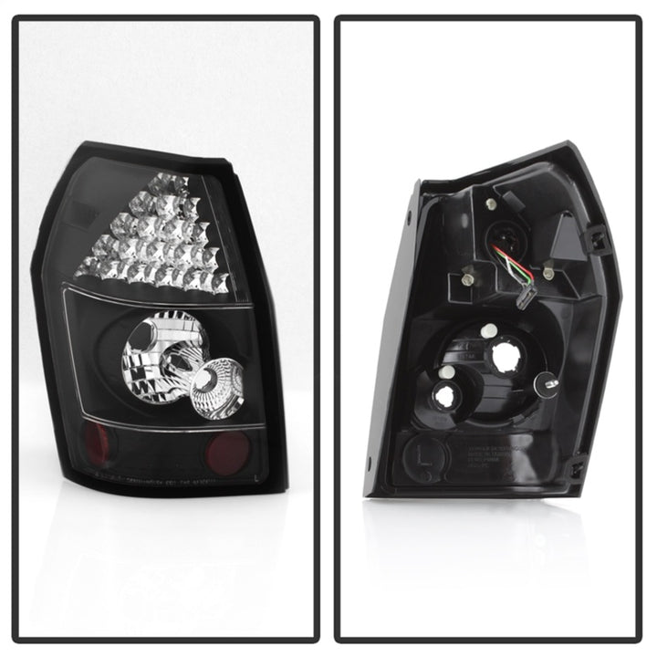 Spyder Dodge Magnum 05-08 LED Tail Lights Black ALT-YD-DMAG05-LED-BK - Bull Strap