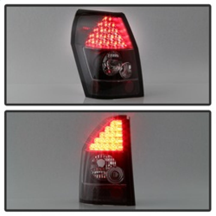 Spyder Dodge Magnum 05-08 LED Tail Lights Black ALT-YD-DMAG05-LED-BK - Bull Strap
