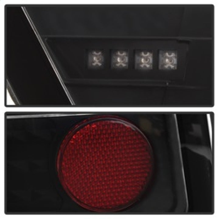 Spyder Dodge Magnum 05-08 LED Tail Lights Black ALT-YD-DMAG05-LED-BK - Bull Strap