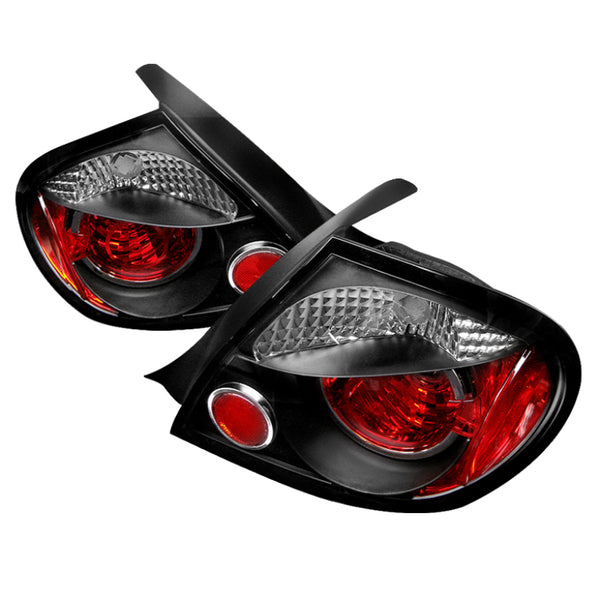 Spyder Dodge Neon 03-05 Euro Style Tail Lights Black ALT-YD-DN03-BK - Bull Strap