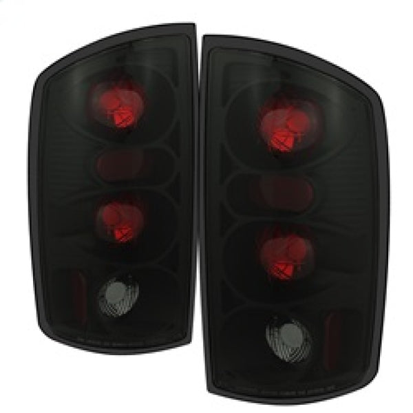Spyder Dodge Ram 02-06 1500/Ram 2500/3500 03-06 Euro Style Tail Lights Black Smoke ALT-YD-DRAM02-BSM - Bull Strap