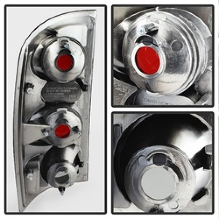 Spyder Dodge Ram 02-06 1500/Ram 2500/3500 03-06 Euro Style Tail Lights Black Smoke ALT-YD-DRAM02-BSM - Bull Strap