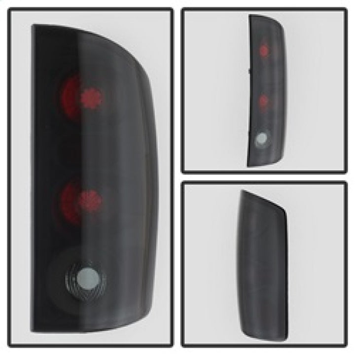 Spyder Dodge Ram 02-06 1500/Ram 2500/3500 03-06 Euro Style Tail Lights Black Smoke ALT-YD-DRAM02-BSM - Bull Strap