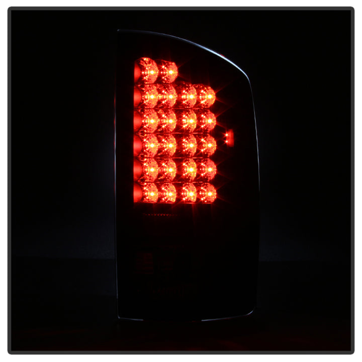 Spyder Dodge Ram 02-06 1500/Ram 2500/3500 03-06 LED Tail Light Black Smoke ALT-YD-DRAM02-LED-BSM - Bull Strap