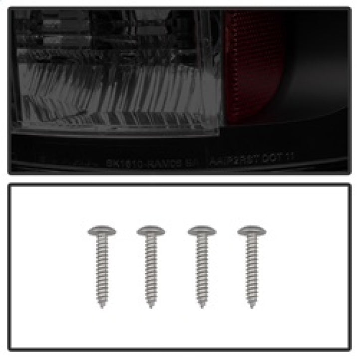 Spyder Dodge Ram 02-06 1500/Ram 2500/3500 03-06 LED Tail Light Black Smoke ALT-YD-DRAM02-LED-BSM - Bull Strap