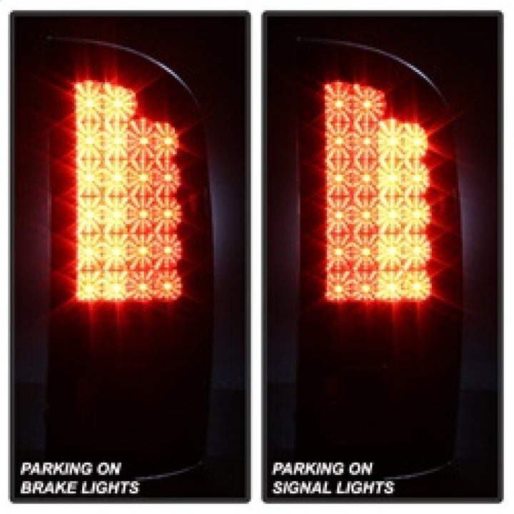 Spyder Dodge Ram 02-06 1500/Ram 2500/3500 03-06 LED Tail Light Black Smoke ALT-YD-DRAM02-LED-BSM - Bull Strap
