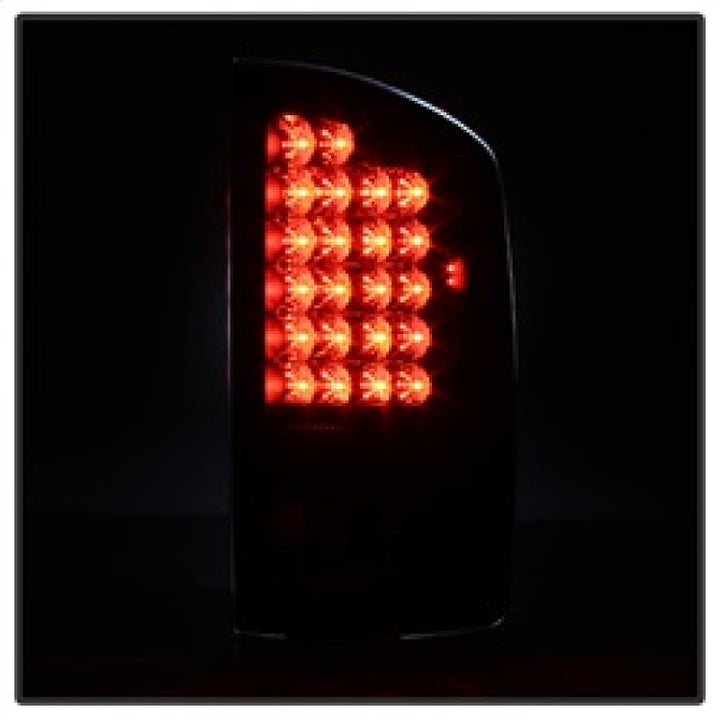Spyder Dodge Ram 02-06 1500/Ram 2500/3500 03-06 LED Tail Light Black Smoke ALT-YD-DRAM02-LED-BSM - Bull Strap