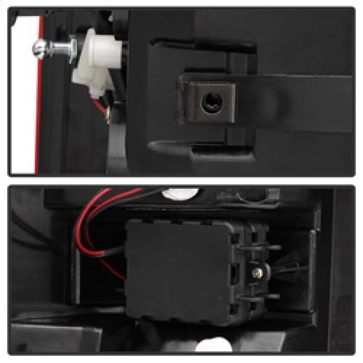 Spyder Dodge Ram 07-08 1500/Ram 07-09 2500/3500 LED Tail Lights Red Clear ALT-YD-DRAM06-LED-RC - Bull Strap