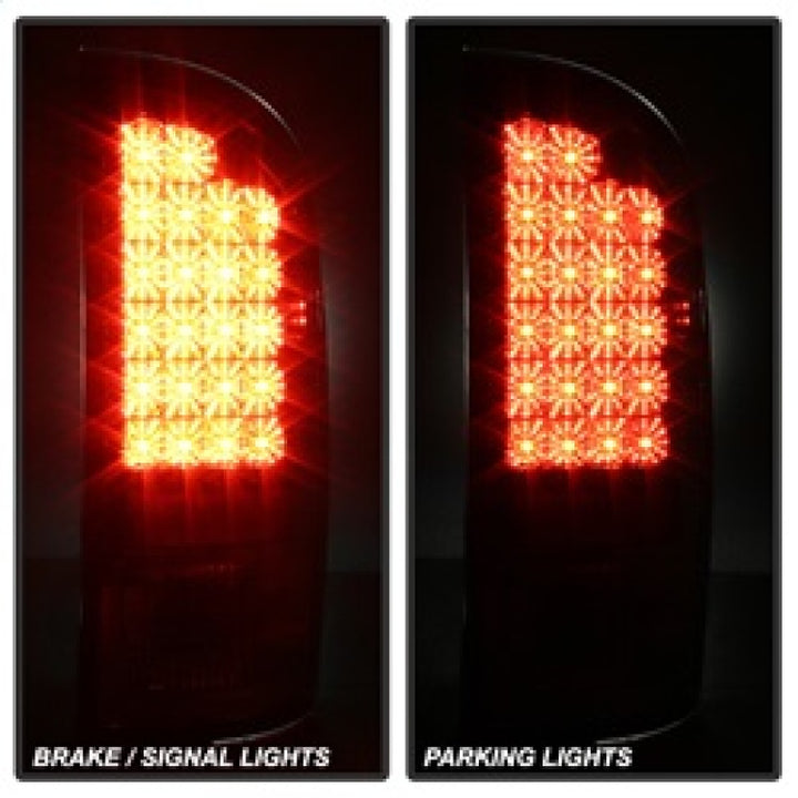 Spyder Dodge Ram 07-08 1500/Ram 07-09 2500/3500 LED Tail Lights Red Clear ALT-YD-DRAM06-LED-RC - Bull Strap