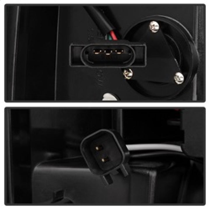 Spyder Dodge Ram 07-08 1500/Ram 07-09 2500/3500 LED Tail Lights Red Clear ALT-YD-DRAM06-LED-RC - Bull Strap