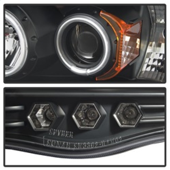 Spyder Dodge Ram 1500 02-05 03-05 Projector Headlights CCFL Halo LED Blk PRO-YD-DR02-CCFL-BK - Bull Strap