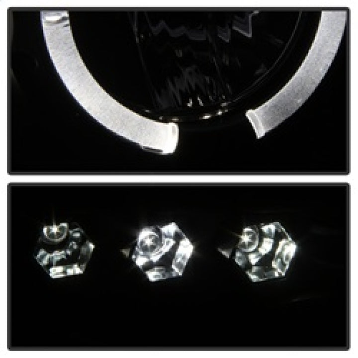 Spyder Dodge Ram 1500 02-05 03-05 Projector Headlights LED Halo LED Blk Smke PRO-YD-DR02-HL-BSM - Bull Strap