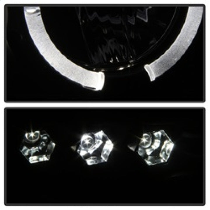 Spyder Dodge Ram 1500 02-05 03-05 Projector Headlights LED Halo LED Blk Smke PRO-YD-DR02-HL-BSM - Bull Strap
