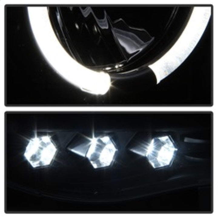 Spyder Dodge Ram 1500 02-05/Ram 2500 03-05 Projector Headlights LED Halo LED Blk PRO-YD-DR02-HL-BK - Bull Strap