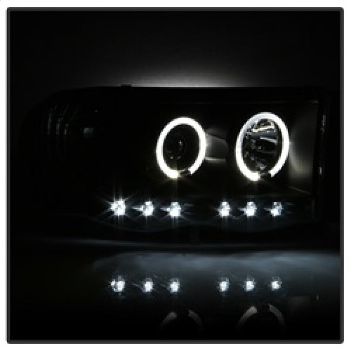 Spyder Dodge Ram 1500 02-05/Ram 2500 03-05 Projector Headlights LED Halo LED Blk PRO-YD-DR02-HL-BK - Bull Strap