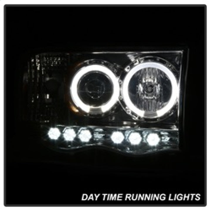 Spyder Dodge Ram 1500 02-05/Ram 2500 03-05 Projector Headlights LED Halo LED Chrm PRO-YD-DR02-HL-C - Bull Strap