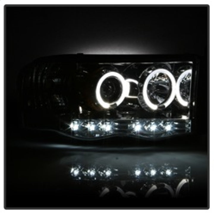 Spyder Dodge Ram 1500 02-05/Ram 2500 03-05 Projector Headlights LED Halo LED Chrm PRO-YD-DR02-HL-C - Bull Strap