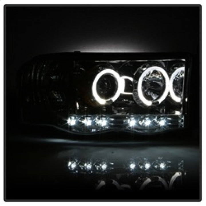 Spyder Dodge Ram 1500 02-05/Ram 2500 03-05 Projector Headlights LED Halo LED Chrm PRO-YD-DR02-HL-C - Bull Strap