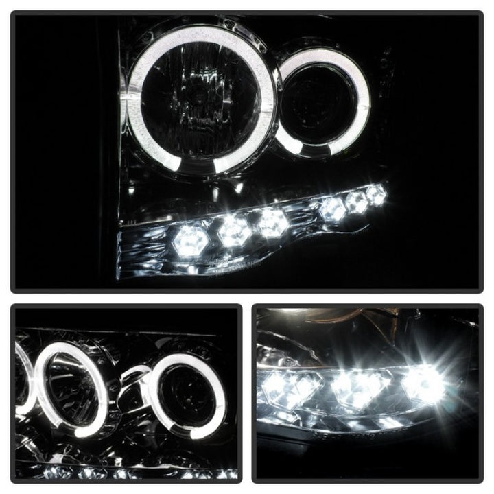 Spyder Dodge Ram 1500 02-05/Ram 2500 03-05 Projector Headlights LED Halo LED Chrm PRO-YD-DR02-HL-C - Bull Strap