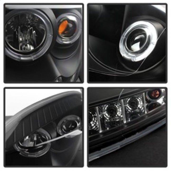Spyder Dodge Ram 1500 06-08/Ram 2500 06-09 Projector Headlights LED Halo LED Blk PRO-YD-DR06-HL-BK - Bull Strap