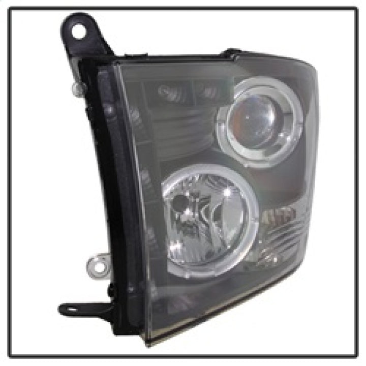 Spyder Dodge Ram 1500 09-14 10-14 Projector Headlights Halogen- LED Halo LED - Blk PRO-YD-DR09-HL-BK - Bull Strap