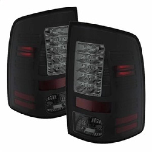 Spyder Dodge Ram 1500 09-14 LED Tail Lights Incandescent- Blk Smke ALT-YD-DRAM09-LED-BSM - Bull Strap