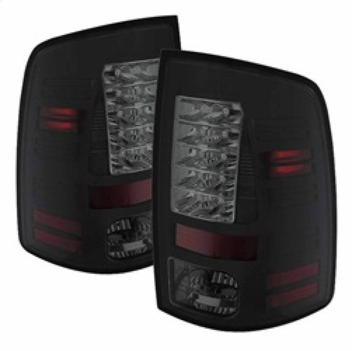 Spyder Dodge Ram 1500 09-14 LED Tail Lights Incandescent- Blk Smke ALT-YD-DRAM09-LED-BSM - Bull Strap