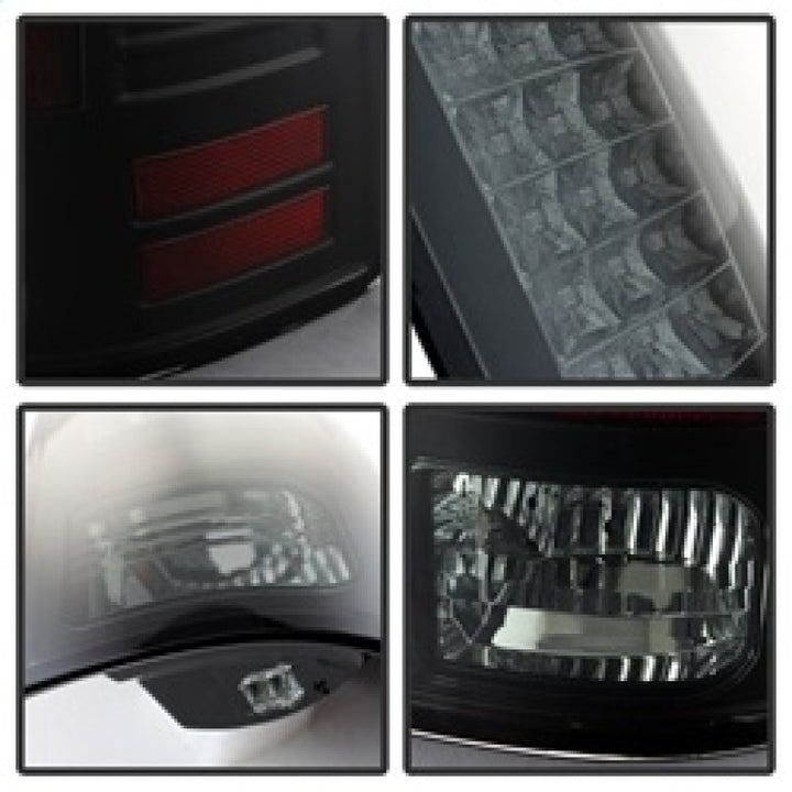 Spyder Dodge Ram 1500 09-14 LED Tail Lights Incandescent- Blk Smke ALT-YD-DRAM09-LED-BSM - Bull Strap