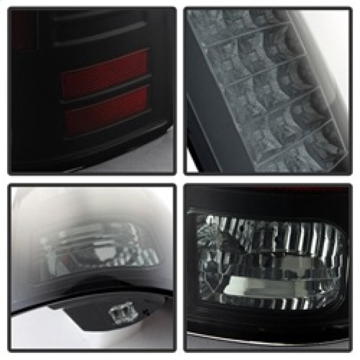 Spyder Dodge Ram 1500 09-14 LED Tail Lights Incandescent- Blk Smke ALT-YD-DRAM09-LED-BSM - Bull Strap
