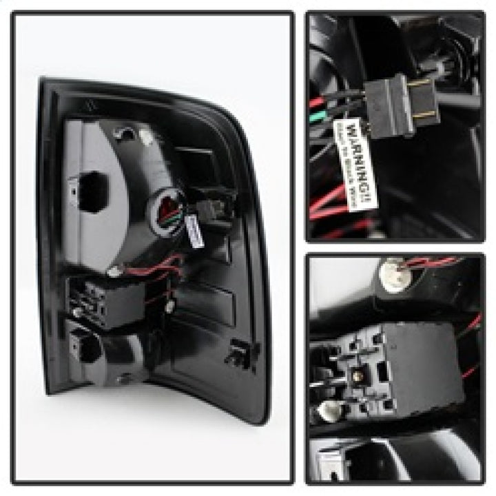 Spyder Dodge Ram 1500 09-14 LED Tail Lights Incandescent- Blk Smke ALT-YD-DRAM09-LED-BSM - Bull Strap