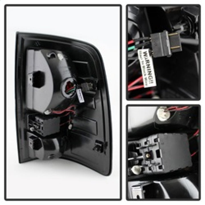 Spyder Dodge Ram 1500 09-14 LED Tail Lights Incandescent- Blk Smke ALT-YD-DRAM09-LED-BSM - Bull Strap