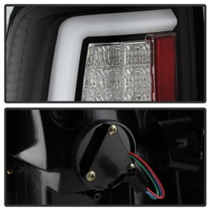 Spyder Dodge Ram 2013-2014 Light Bar LED Tail Lights - Black ALT-YD-DRAM13V2-LED-BK - Bull Strap
