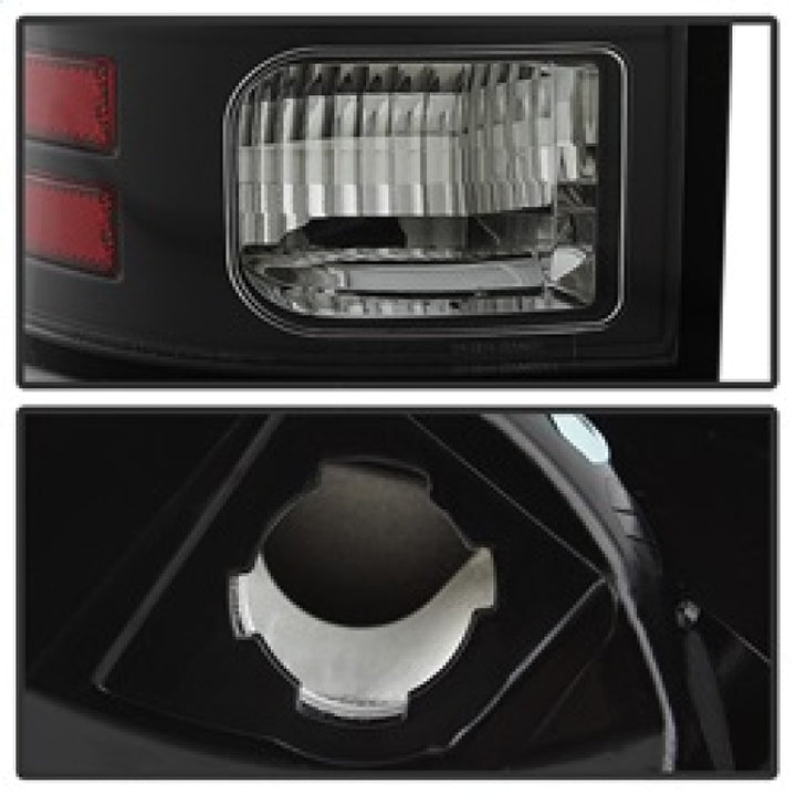 Spyder Dodge Ram 2013-2014 Light Bar LED Tail Lights - Black ALT-YD-DRAM13V2-LED-BK - Bull Strap